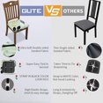 thumbnail image 6 of Whihome 6 Pack Seat Covers for Dining Room Chairs, Stretch Printed Chair Covers with Ties, Upholstered Chair Protector Seat Cushion Slipcovers, 6 of 6