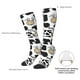 thumbnail image 4 of Fotbe Cow Calcetas Divertidas Estampadas para Hombre y Mujer, Calcetas de Algodón hasta la Rodilla para Caminar, Correr, Enfermería y Embarazo, 4 of 6