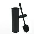 thumbnail image 1 of Better Homes & Gardens Metal, Toilet Brush & Holder, Matte Black, 1 of 5