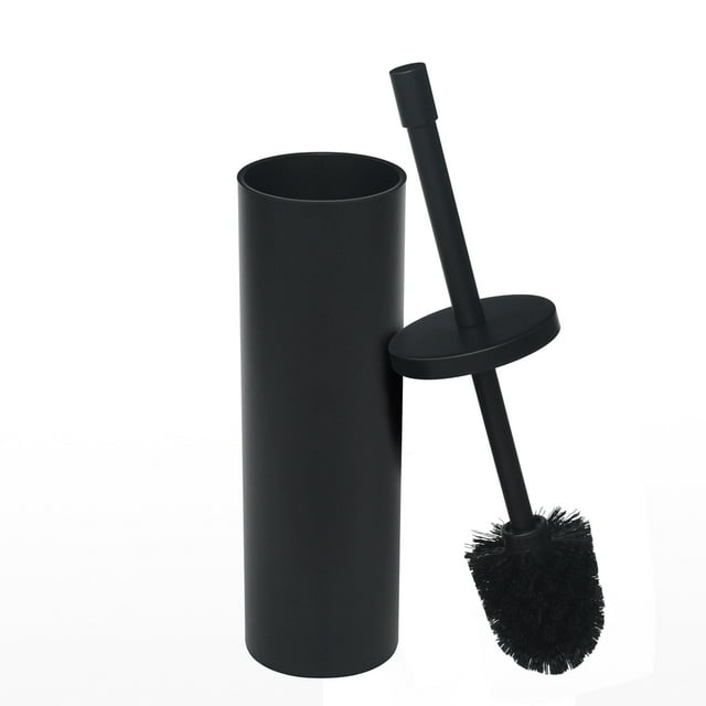 Better Homes & Gardens Metal, Toilet Brush & Holder, Matte Black