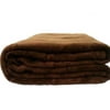 Coral Fleece Throw Blanket Soft Elegant Cover King Brown