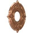 thumbnail image 2 of Ekena Millwork 10"OD x 3 1/2"ID x 3/4"P Attica Thermoformed PVC Ceiling Medallion (Fits Canopies up to 4 1/8"), Bright Coat Rose Gold, 2 of 10