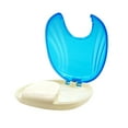 thumbnail image 1 of EeaseCA Dental Braces Storage Box Case Holder False Teeth Transparent Teeth Retainer Case (Light Blue), 1 of 7