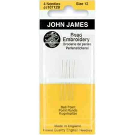 UPC: 0783932201621 | Colonial Needle 73484 Bead Embroidery Hand Needles-Size 12 4-Pkg