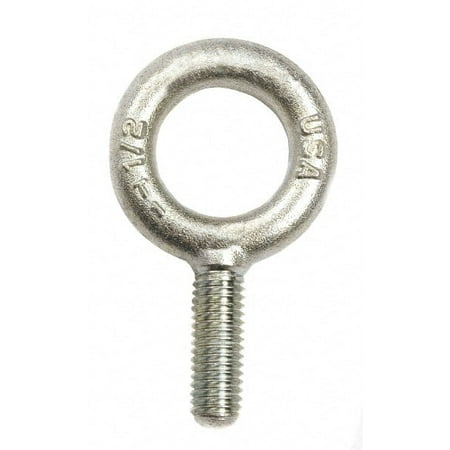 

Gibraltar 2 000 Lb Capacity Steel 7/16-14 Thread Fixed Lifting Eye Bolt Fully Threaded 2 Shank 2 Thread Length No Shoulder