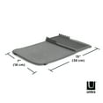 thumbnail image 3 of Umbra Udry Mini Dish Drying Rack & Microfiber Dish Mat - Space-Saving Lightweight Design Folds Up For Easy Storage 20 X 13 Inches, 3 of 13