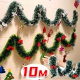 thumbnail image 2 of Guirnaldas de oropel de Navidad, decoración para bares, guirnaldas de cinta con lazo, adornos para árboles de Navidad, decoración para fiestas y el hogar, accesorio colgante, 2 of 5