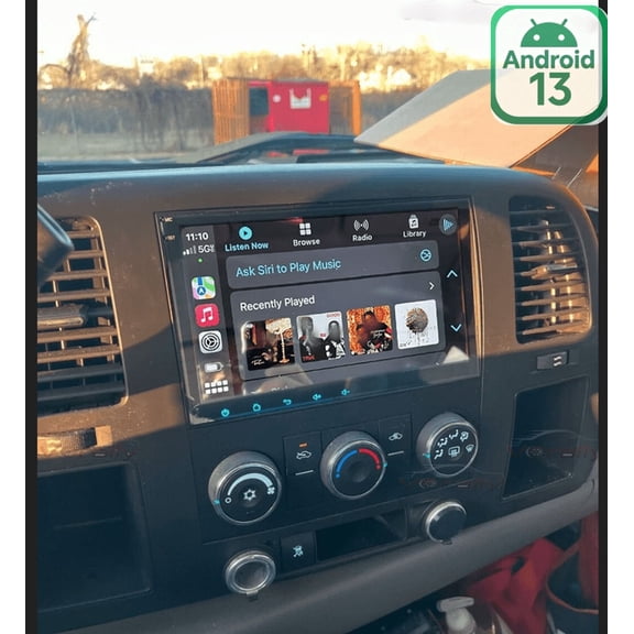 Wireless CarPlay Android Auto Car Stereo For Chevrolet Silverado 2007-2013, For GMC Sierra 1500 2008-2013 , 8-inch Android 13 GPS Navigation with 2 32GB, IPS Touchscreen, Retains SWC & Mirror Link