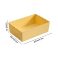 thumbnail image 3 of Leodye 1PCS Plastic Desktop Storage Box Household Cosmetic Organizer Basket Multifunctional Bin for Toiletries Stationery and Sundries -8.66 * 5.91 * 2.76 in, 3 of 6