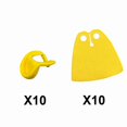 thumbnail image 1 of MOC Medieval Soldiers Figure Accessories Building Blocks Hood Cape Pilot Football Helmets Backpack Goggles Guns Mini Toys Bricks 20PCS, 1 of 3
