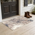 thumbnail image 4 of Dvkptbk Bath Mat, Ties Dyes Bathroom Rugs Non-Slide Absorbent Washable Rug Door Mat for Entryway Living Room Laundry Room (15.7"x23.6", Brown), 4 of 6