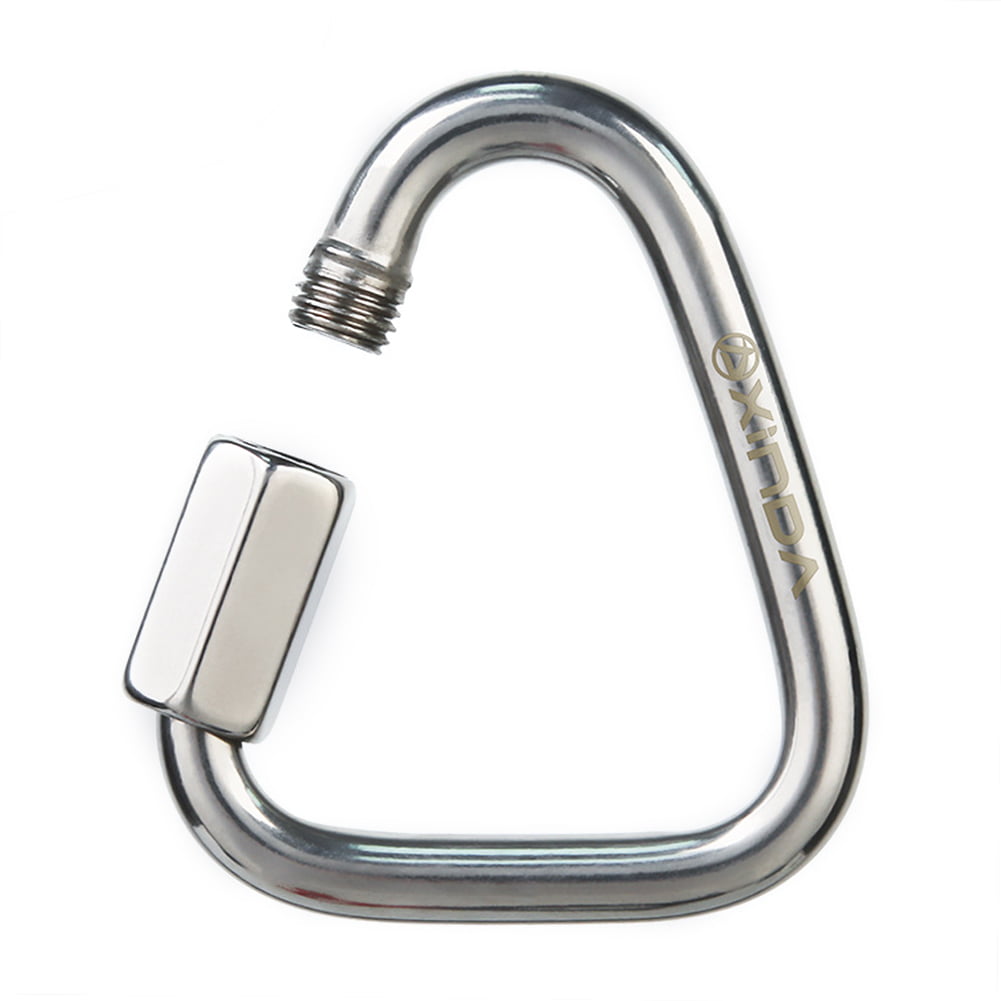 Outdoor Climbing Buckle Triangle Safety Connection Lock Fast Hook Carabiner