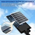 thumbnail image 4 of Potente lámpara solar para exteriores de 200 W, 15000 lm, luces solares para exteriores con sensor de movimiento con control remoto, proyector impermeable, farola solar para exteriores,, 4 of 5