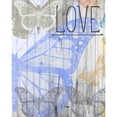 thumbnail image 3 of Meneely, Dan 15x18 Black Modern Framed Museum Art Print Titled - Butterfly Garden Love, 3 of 5