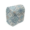 thumbnail image 1 of Quatrefoil Stand Mixer Cover, Tangled Modern Lisbon Pattern Based on Traditional Oriental Tiles, Kitchen Appliance Organizer Bag Cover with Pockets, 5 Quarts, Blue Tan White, by Ambesonne, 1 of 4