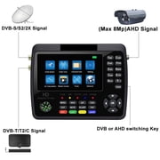 V10 Finder Pro Satellite TV Finder Meter 4.3 DVB-S/S2/S2X/T/T2/C/H.265+AHD(8MP) PK ST-5150 ST-6980 V8 Finder Pro 2