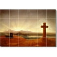 thumbnail image 1 of Ceramic Tile Mural-Thomas Cole Religious Floor Tile Mural 10. 72" w x 48" h using (24) 12 x 12 ceramic tiles, 1 of 3