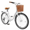 thumbnail image 1 of Bicicleta MOONCOOL Beach Cruiser de 7 velocidades para mujer, 24/26 pulgadas, 1 of 6