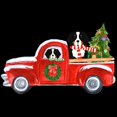 thumbnail image 3 of CafePress - Christmas Berner Red Truck Pajamas - Men's Dark Loose Fit Cotton Pajama Set, 3 of 7