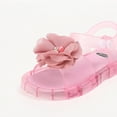 thumbnail image 4 of Girls LED Light up Jelly Sandals Toddler Little Kids Rhinestones Flowers Princess Costume Summer Dress Shoes, 4 of 7