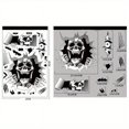 thumbnail image 5 of 1pc Halloween Skeleton Window Sticker Skull Head Bat Static Glass Window Stickers Happy Halloween Party Ghost Festival Door Wall Decor Home Decor, Room Decor, 5 of 5