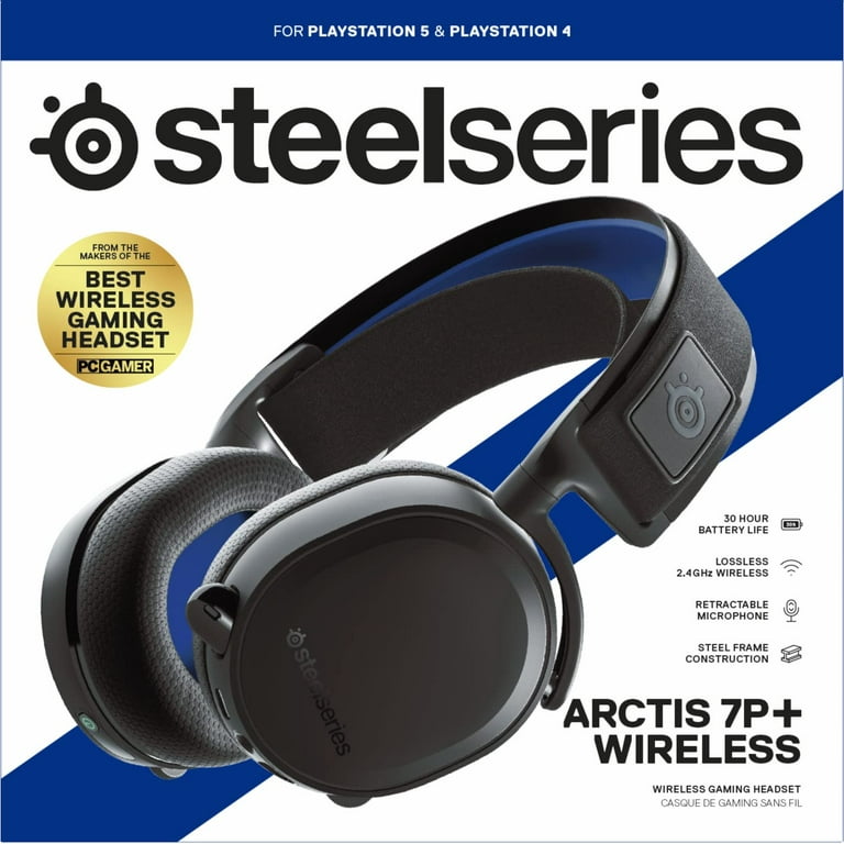 Steelseries Arctis 7P+ headset for PlayStation (Black color