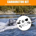 thumbnail image 4 of Outboard Carburetor Repair Kit Water Pump Impeller Repair Kit 0436957 0432955 0438591 for Evirude, 4 of 5