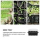 thumbnail image 3 of EeaseMX Bandeja para germinar brotes, 12 cavidades, macetas de vivero, bandejas y tapas, caja para jardinería y bonsái, 19 x 15 x 9,5 cm (negro), 3 of 7