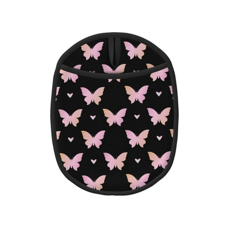 

Lukts Gradient Butterfly Print Silicone Pot Mat Mitten With Hanging Loop Heat Resistant Oven Mitts Non-Slip Bbq Baking Smoking Potholders