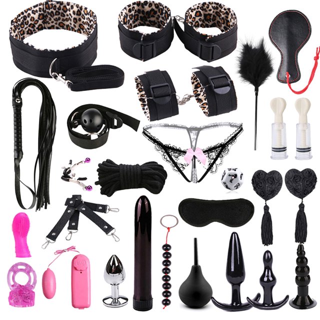 25PCS Juegos para adultos BDSM Bondage Slave Restricciones G-Spot Lengua Vibrador Labymos Producto vivo