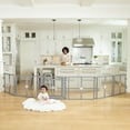 thumbnail image 6 of Regalo Gray Superwide Plastic Gate & 2-in-1 Play Yard with Door, 6 of 10