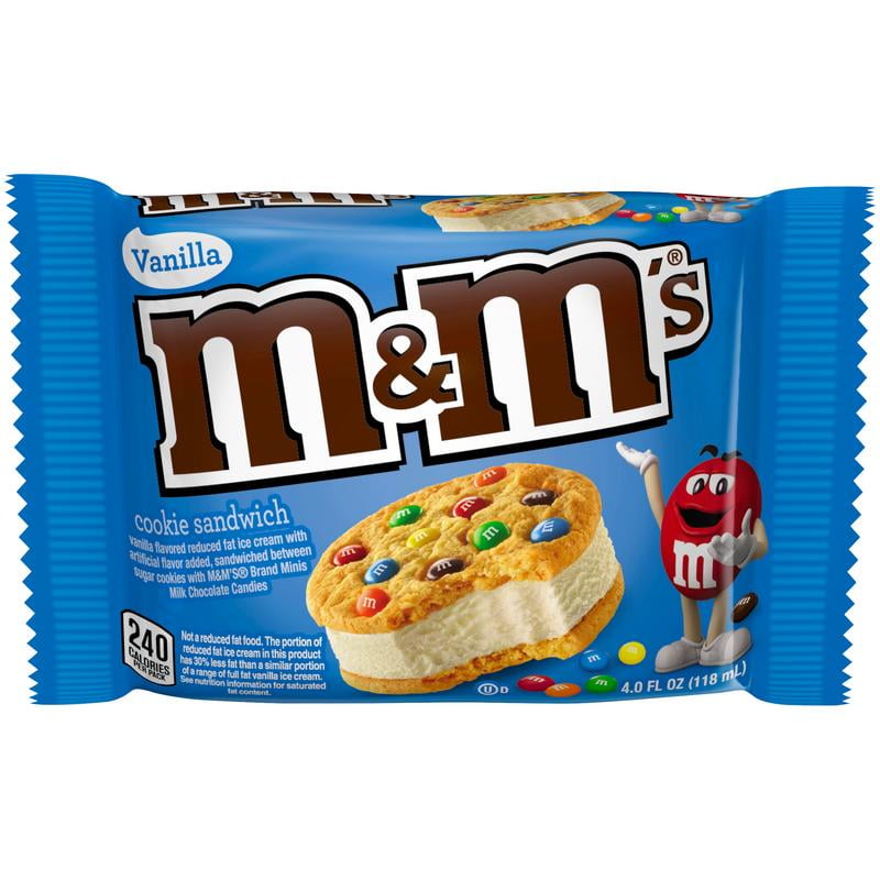M&M'S® Ice Cream Cookie Sandwich Single (48 Count)