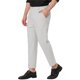thumbnail image 1 of Lars Amadeus Pantalones de vestir formales para hombre Pantalones de negocios ajustados con frente plano de color sólido Gris claro L Unique Bargains Pantalones, 1 of 6