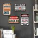 thumbnail image 3 of Señal Advertencia Metal Retro Letrero Pintura Hierro Rectangular 30x40cm 6 Uds., 3 of 9