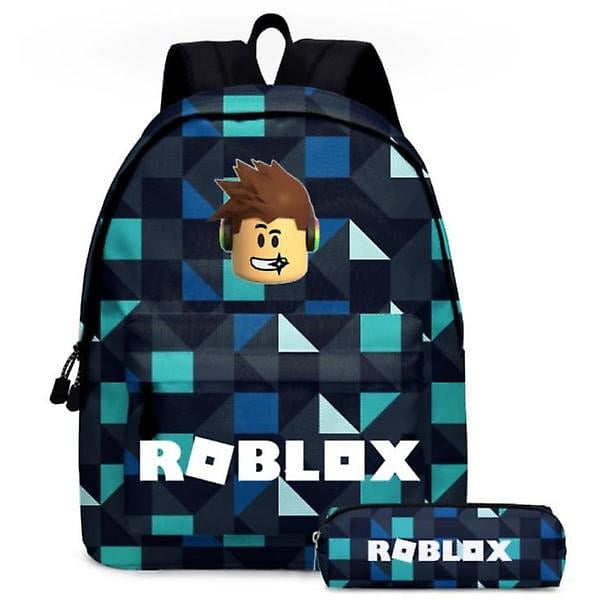Roblox Sac d'École Sac à Dos avec Trousse Trousse d'École