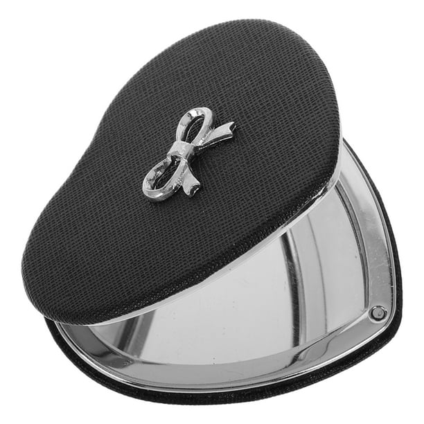 GOOHOCHY Espejo de bolsillo compacto y plegable de doble cara, espejo de maquillaje portátil para bolso, bonito espejo de viaje para mujer.