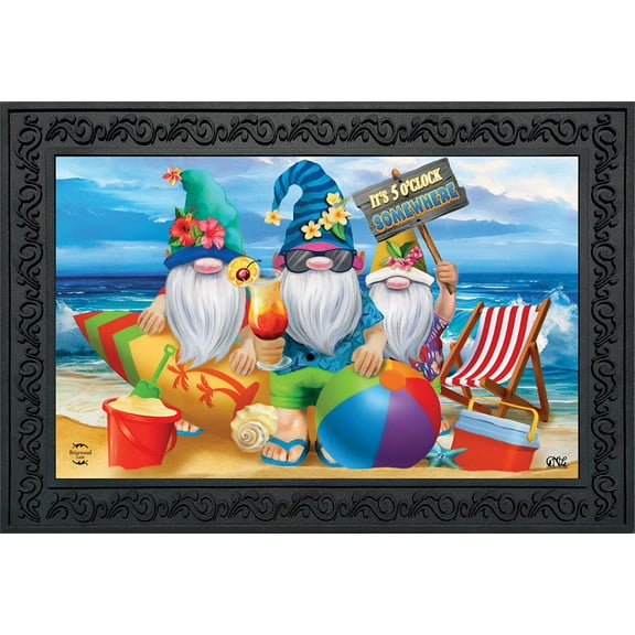 Briarwood Lane Summer Gnomes Humor Doormat
