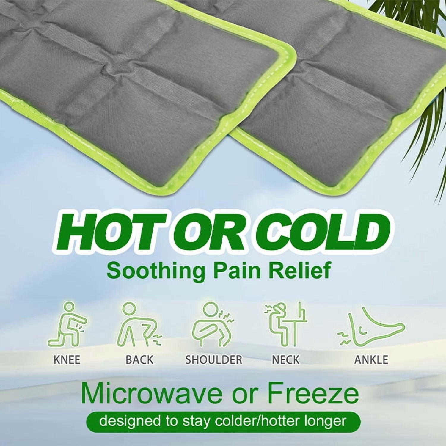 Ice Packs for Lunch Boxes & Coolers, Slim Reusable Space Saving Cooler Ice Packs,Water Absorption (6”x4”x0.7”) , Non-Toxic Cooler for Picnic,Sports & Camping (4Purple+4Green)