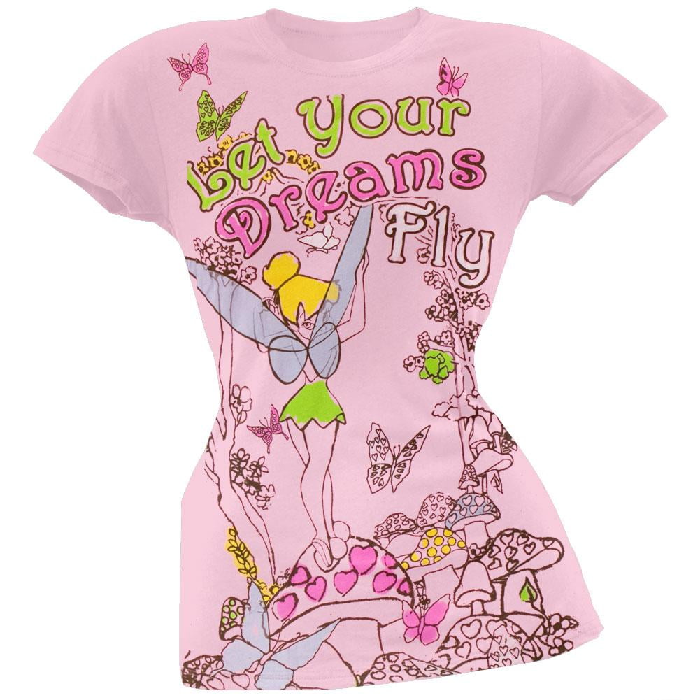 Tinkerbell Let Your Dreams Fly Ladies TShirt Large