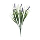 thumbnail image 1 of Flor de lavanda artificial, centro de mesa de flores falsas, decoración artesanal, foto Morado oscuro, 1 of 9