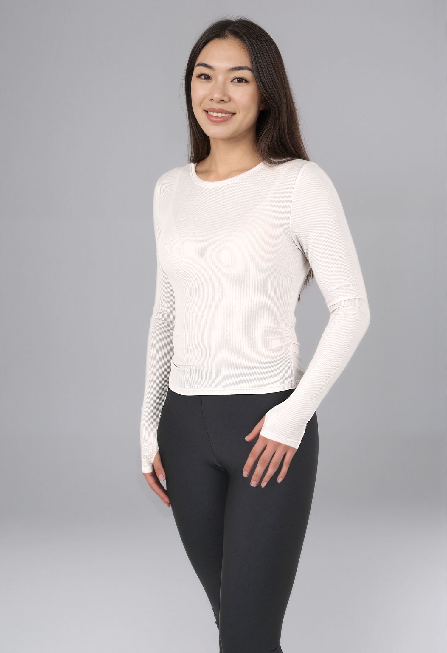 Avia Women's Reversible Wrap Top with Long Sleeves, Sizes XS-XXXL
