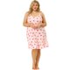 thumbnail image 4 of Vestido de dormir de talgrande pamujer Cami Fruit Ruffle Dobladillo por encide rodilCamisón Ro3X, 4 of 7