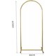 thumbnail image 2 of Arco hierro dorado Soporte para globos, Fotografía Fondos, Mampara Para Decoraciones Estructura De Herrería, para Eventos y Fiestas, 2 of 4