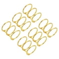 thumbnail image 1 of Unique Bargains 1.18' Dia. 3 Circle Detachable Metal Binder Rings Loose Leaf Rings, Gold Tone 6 Pack, 1 of 6
