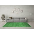 thumbnail image 3 of Ahgly Company Indoor Square Oriental Emerald Green Industrial Area Rugs, 6' Square, 3 of 4