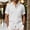 White, variant on FRSASU Men's Short Sleeve Shirts Casual Lightweight Button Down Shirt Beach Vacation Summer Tops with Pocket Yellow
