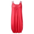 thumbnail image 6 of XIAONU Women's Silky Satin Nightgown Spaghetti Strap Lace Trim V-Neck Sleep Dress Loungewear, 6 of 6