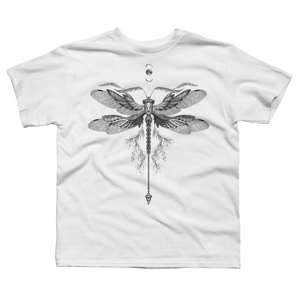 Download Design By Humans Dragonfly Tattoo Boys Graphic Tee Design By Humans Walmart Com Walmart Com