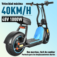 thumbnail image 3 of Scooter Eléctrico Honey Whale H10 Azul, 3 of 6