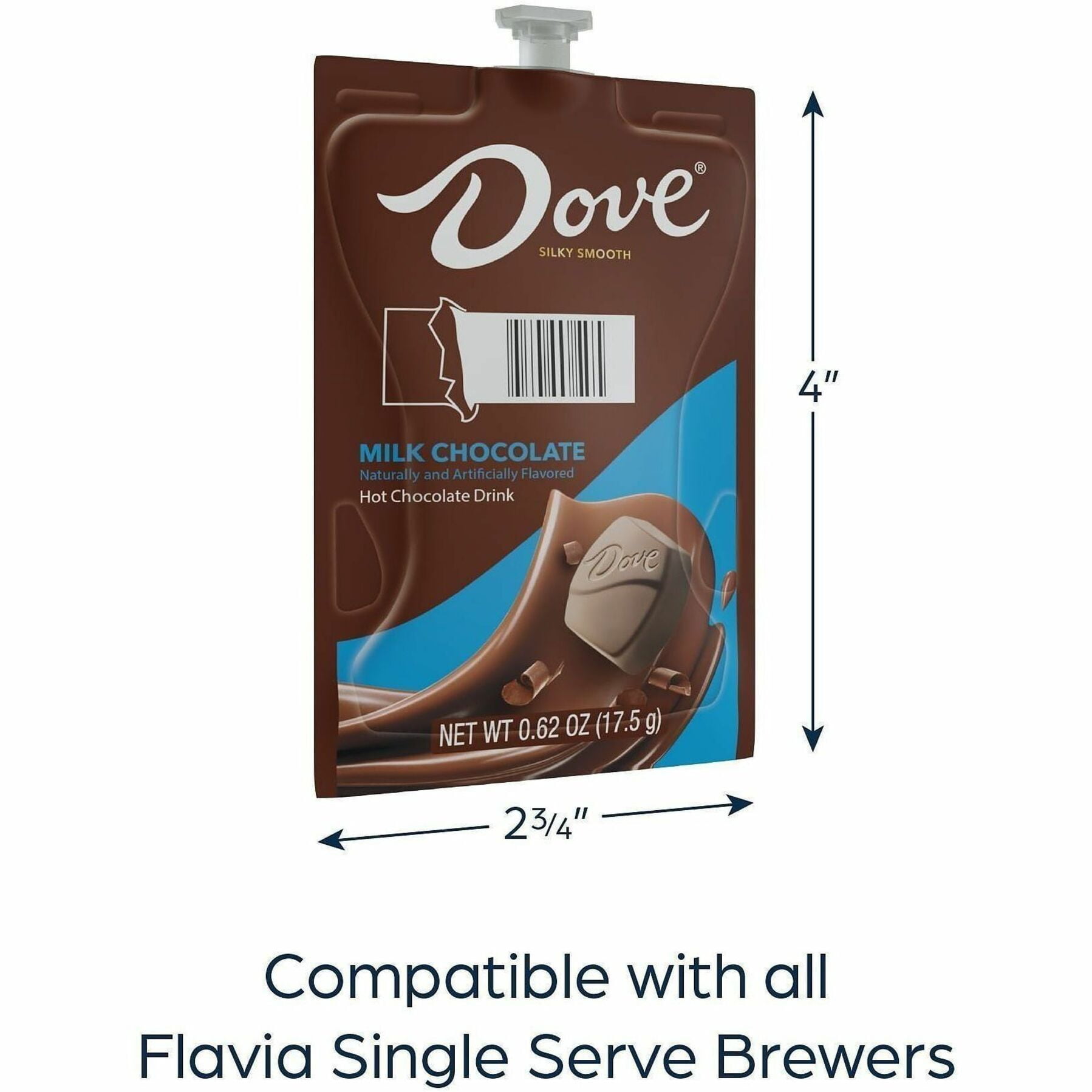 Flavia, LAV48000, Dove Hot Chocolate Freshpack, 72 / Carton